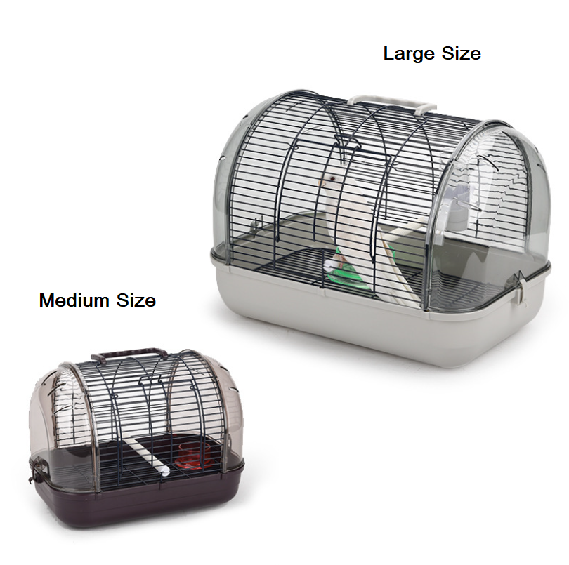 Portable and Breathable Bird Travel Carrier Cage for Parrots Conures Lovebird