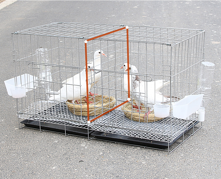 Pair Breeding Pigeon Cage Home Breeding Pigeon Cage Folding Encrypted Transport Pigeon Cage