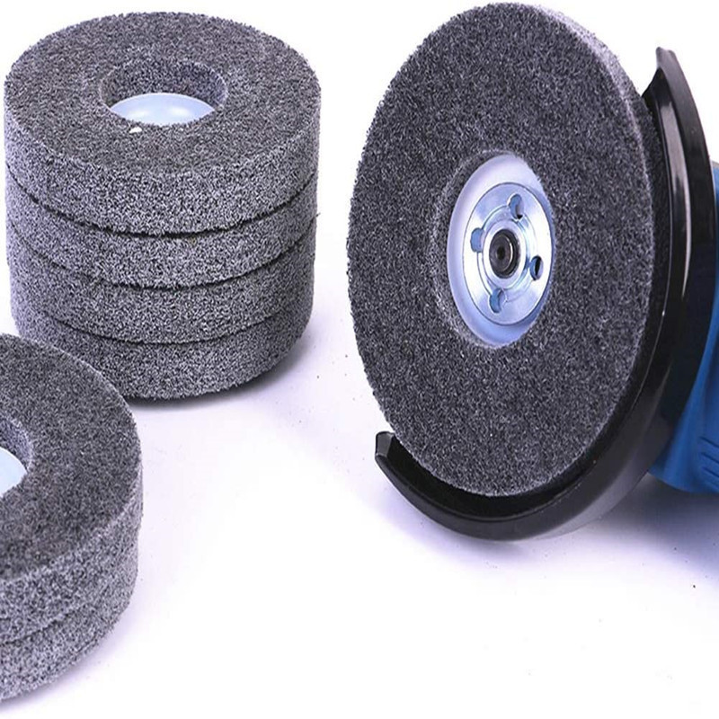 5P 7P 9P Abrasive tools Nylon Fiber Wheel Polish Buffing Wheel For Angle Grinder