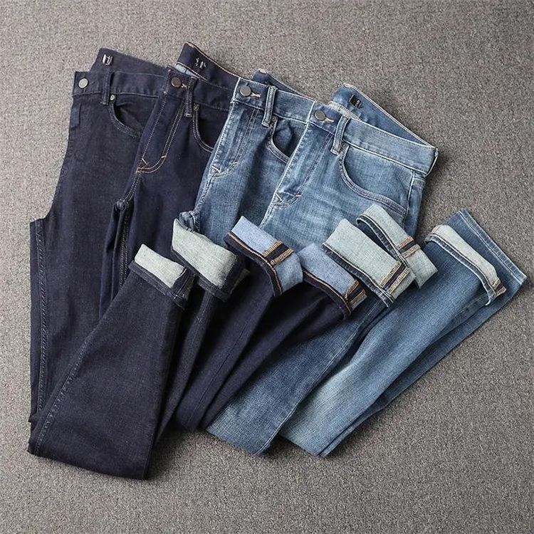 dlo made in china stylish used jeans men's skinny new model jeans pants stock bulk sale bale