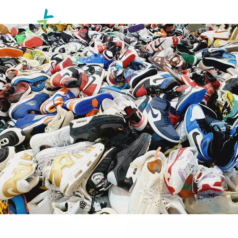 dlo label stock used high quality light breathable sports second-hand shoes men running chunky used shoes stock wholesale