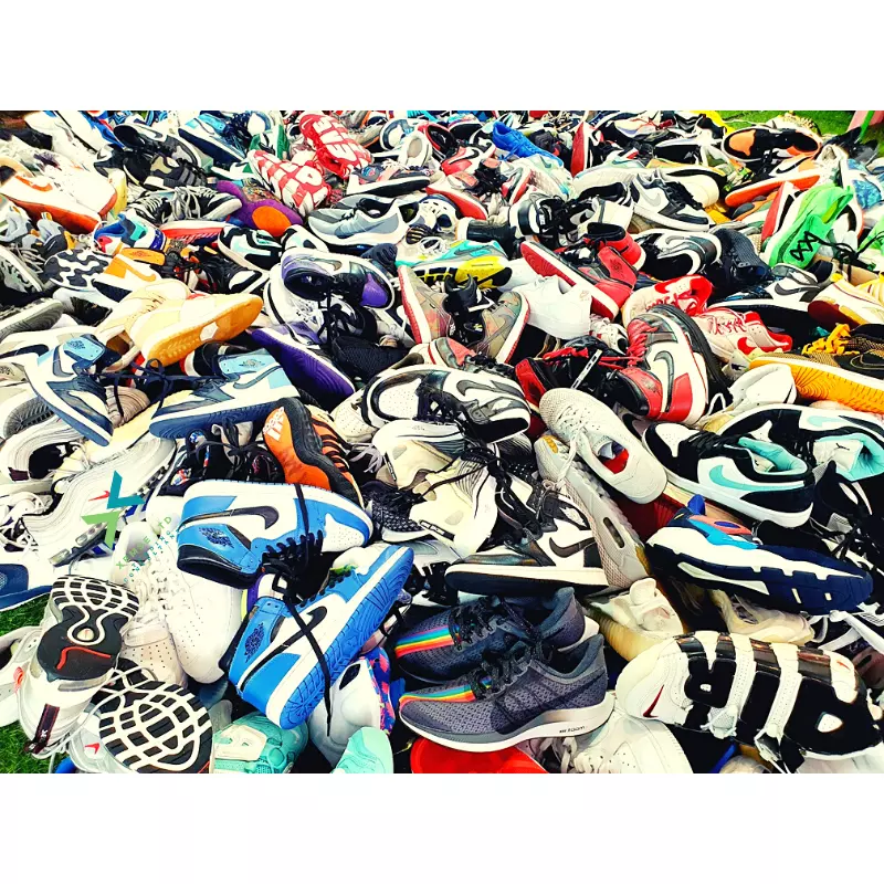 dlo label stock used high quality light breathable sports second-hand shoes men running chunky used shoes stock wholesale