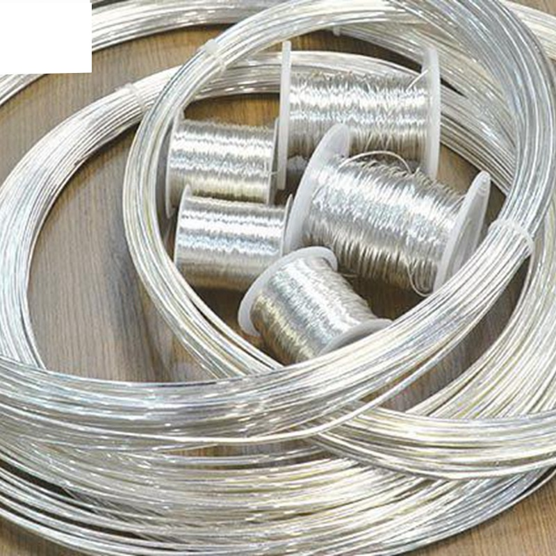 12 Gauge Silver Aluminum Wire Anodized Jewelry Craft Wire Beading Soft Bendable Metal Wire for Jewelry Making