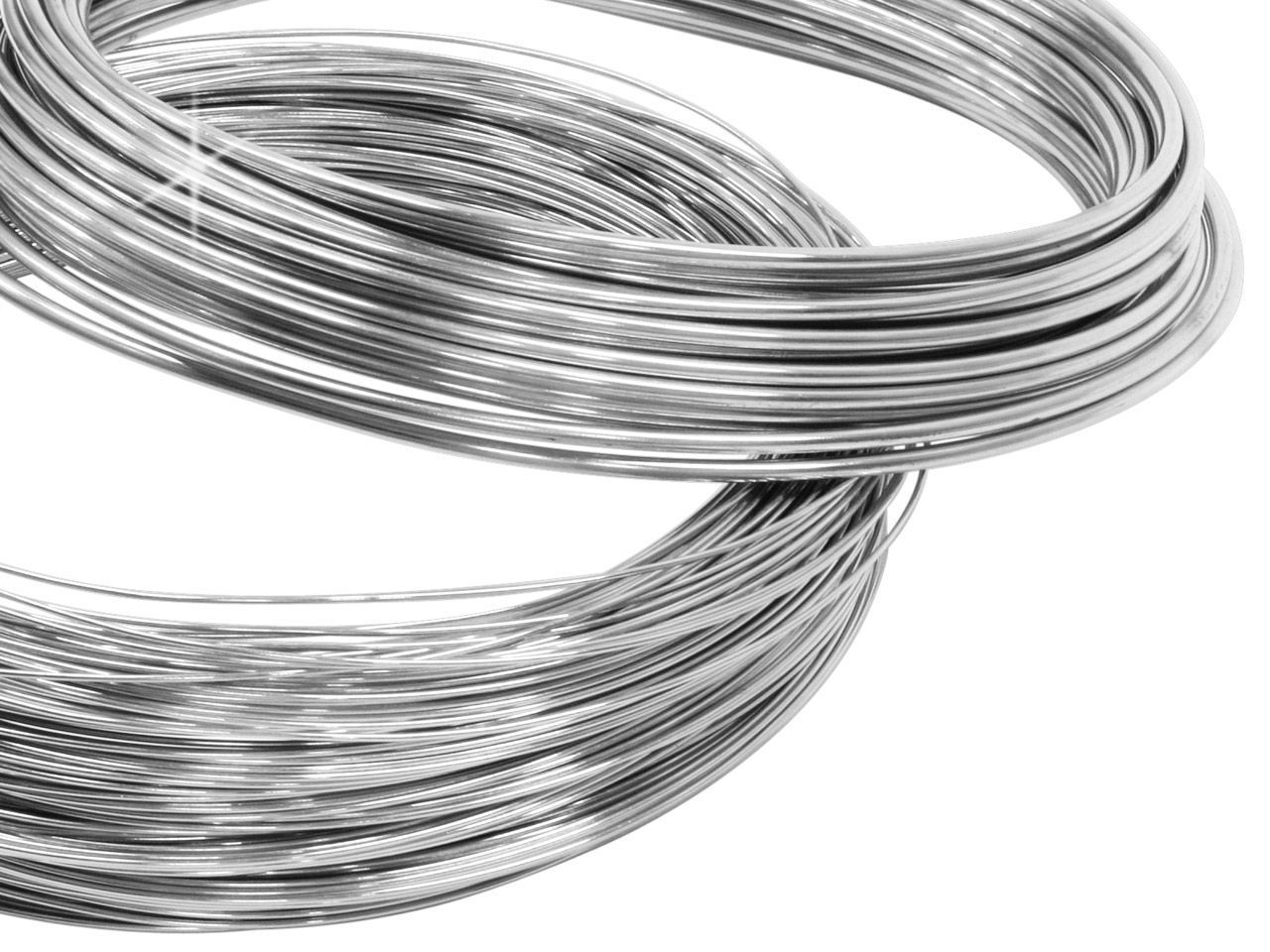 Soft Never faded 22 Gauge Stainless Steel Wire for Jewelry Making Silver Wire Snare Wire Trapping for Craft and Jewelry