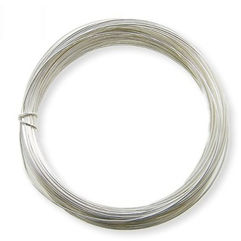 12 Gauge Silver Aluminum Wire Anodized Jewelry Craft Wire Beading Soft Bendable Metal Wire for Jewelry Making