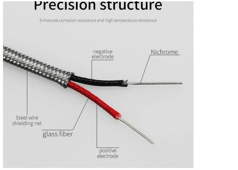 Top quality high temperature sensor k type thermocouple extension wire