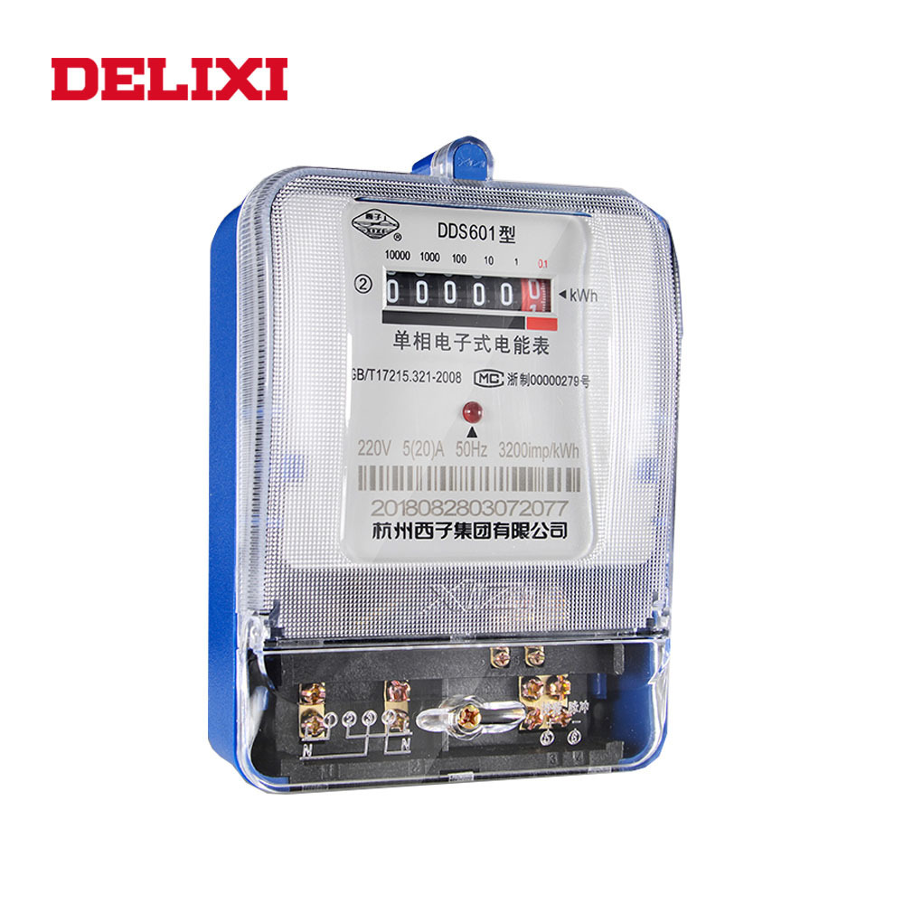 Prevention Of Electricity Theft High Overload Single Phase Prepaid Electric Meter