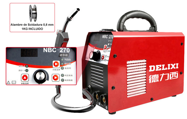 DELIXI NBC-350 3 Phase AC 380V 50hz mig tig 3 in 1 igbt inverter welder