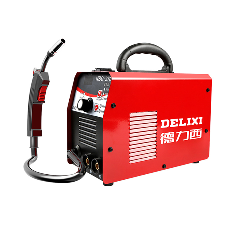 DELXII NBC-270D mig mma welding machine mini mig welder no gas for household 220V