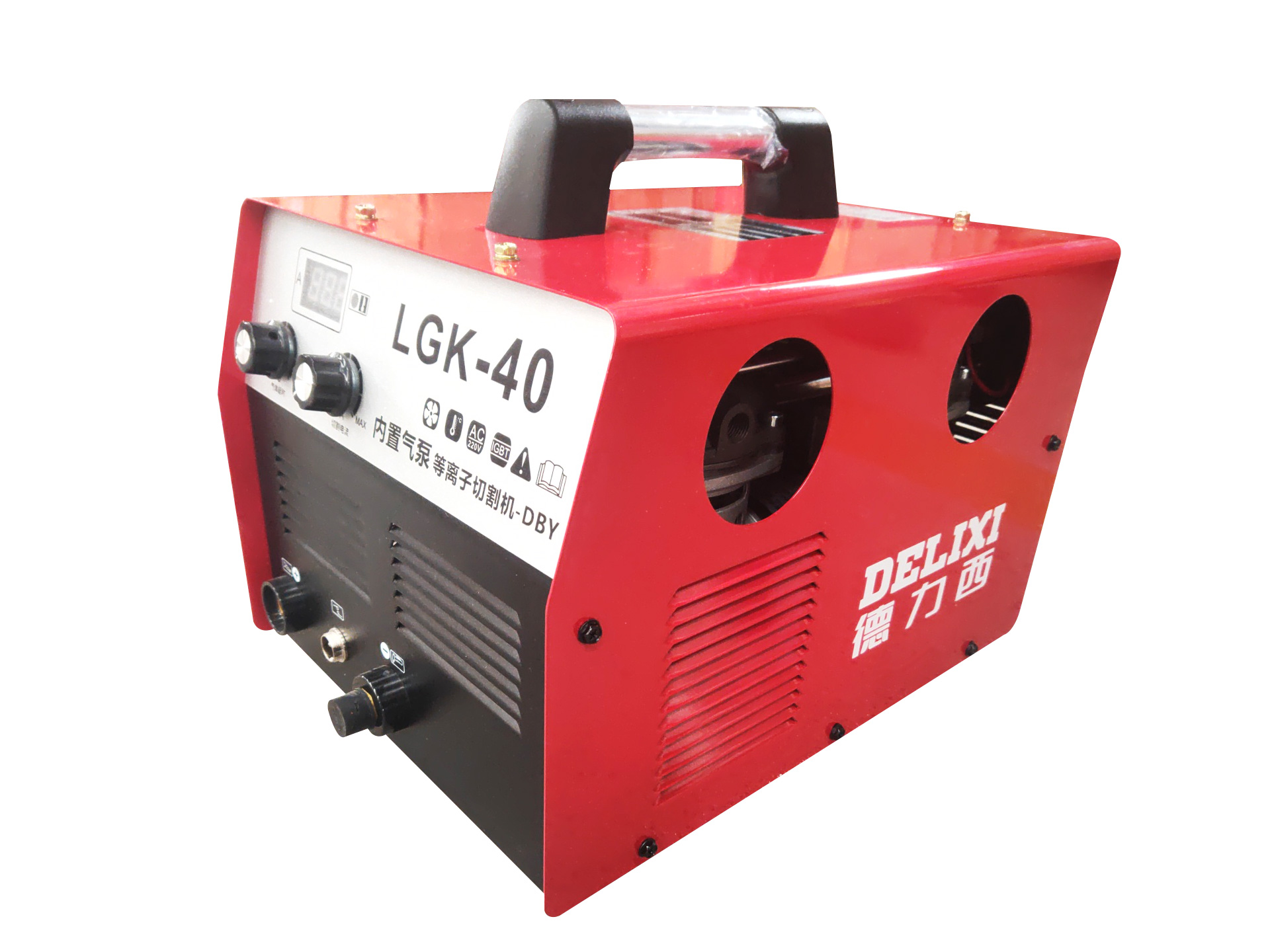 DELIXI LGK40 Single board 220V 3 in 1 tig mma cut welder inverter with plasmaSoft switch IGBT full bridge inverter technology