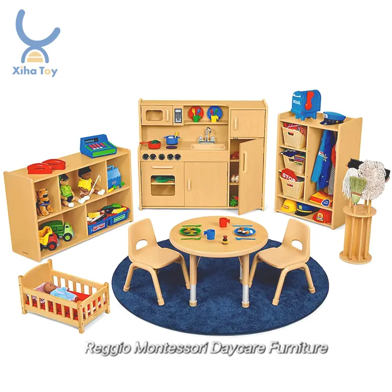 XIHA Preschool Used Daycare Furniture For Kindergarten Classroom Furniture Baby Nursery Furniture Sets Preschool Supplies