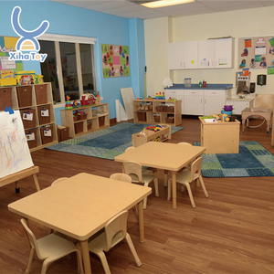 Custom Daycare Furniture Sets Baby Nursery Furniture Child Wooden Kindergarten Classroom Nursery School Furniture