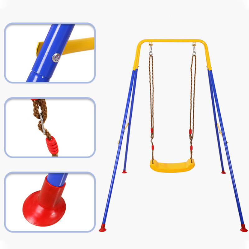 Kindergarten Outdoor Playground Baby Swing Set Outdoor Metal Swing Kids Playground Equipment Garden Swing for Children