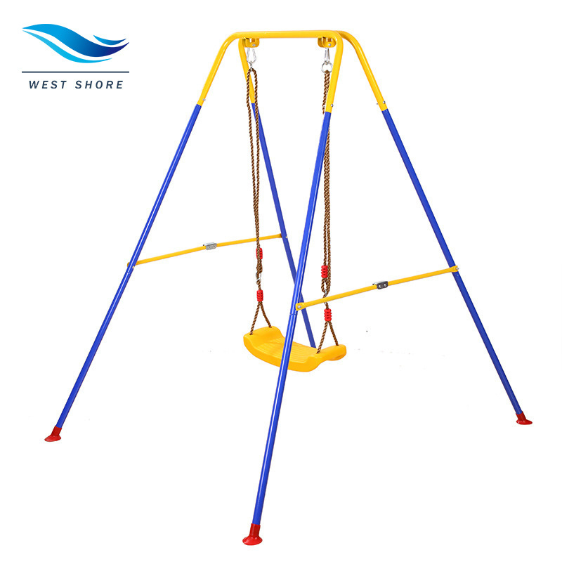 Metal Swing Set with Heavy Duty A Frame Swing Stand Swing Set Outdoor Indoor for Kids Toddlers