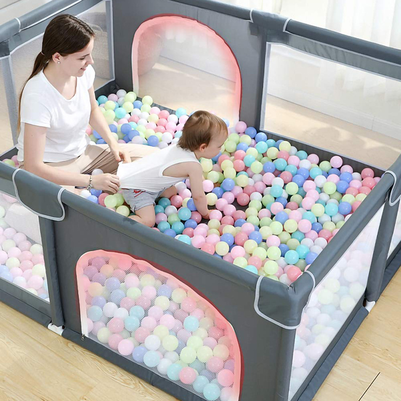 Children's Safety Cloth Playpen Newly Designed Fence Montessori Kids Furniture Multi-purpose Portable Fence for Baby Center