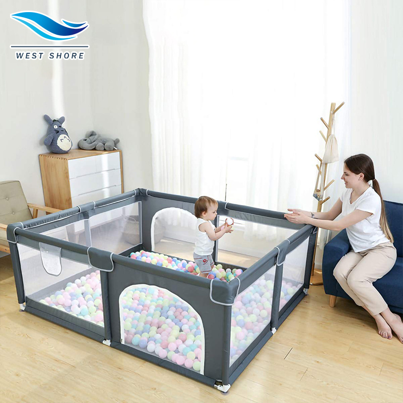 Children's Safety Cloth Playpen Newly Designed Fence Montessori Kids Furniture Multi-purpose Portable Fence for Baby Center