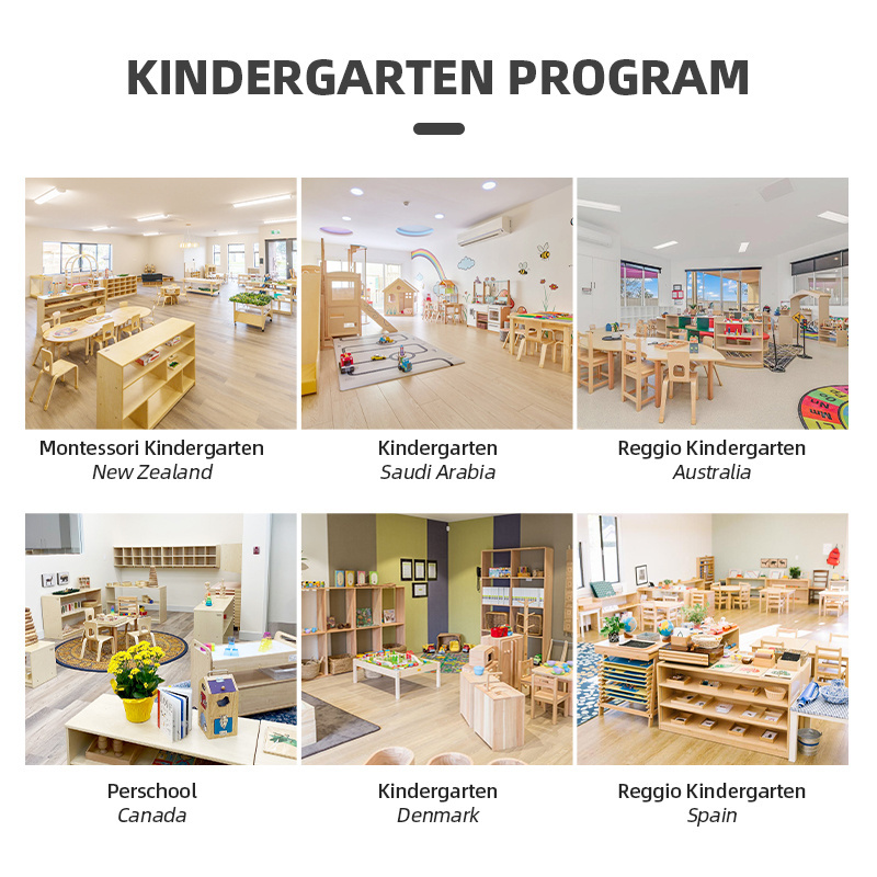 Child Care Center Wooden Furniture Preschool Shelves Toddler Kindergarten Backpack Cubbies & Lockers Daycare Carpet