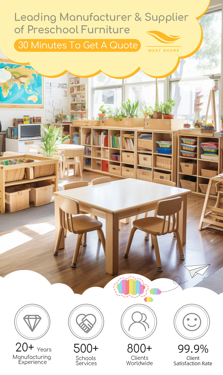 Cheap Children Preschool Daycare Furniture Supply Classroom Furniture For Kindergarten Kids Desk And Chair Study Table