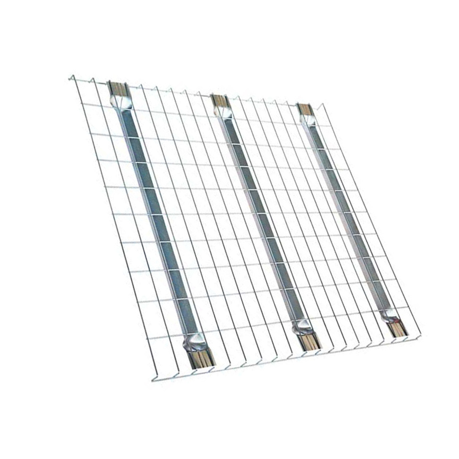 Galvanized Steel U Channel Wire Mesh Deck Shelves for Pallet Racking Industrial Storage