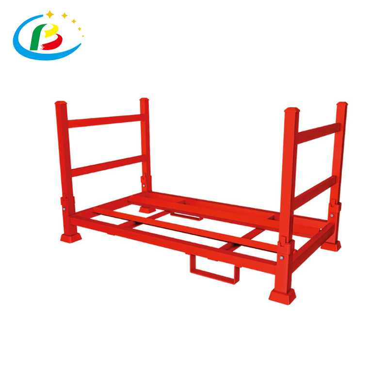 China Manufacturer Stacking Metal Plate Shelf Small Rack For Warehouse Cargo Storage