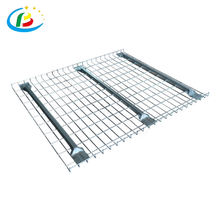 Inside Waterfall Racking Used Pallet 42x46 Wire Decking For Warehouse Pallet Racking