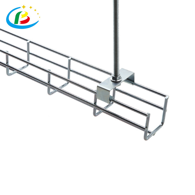 Professional Supplier Galvanized / Stainless Steel Wire Basket Cable Tray