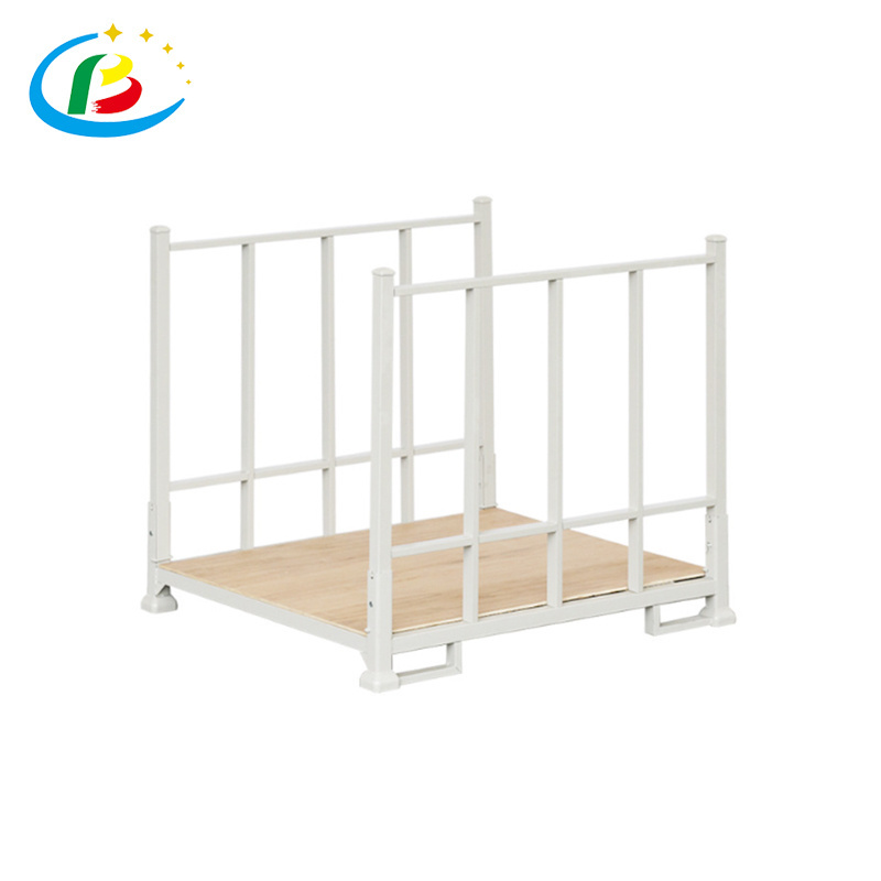 China Manufacturer Stacking Metal Plate Shelf Small Rack For Warehouse Cargo Storage