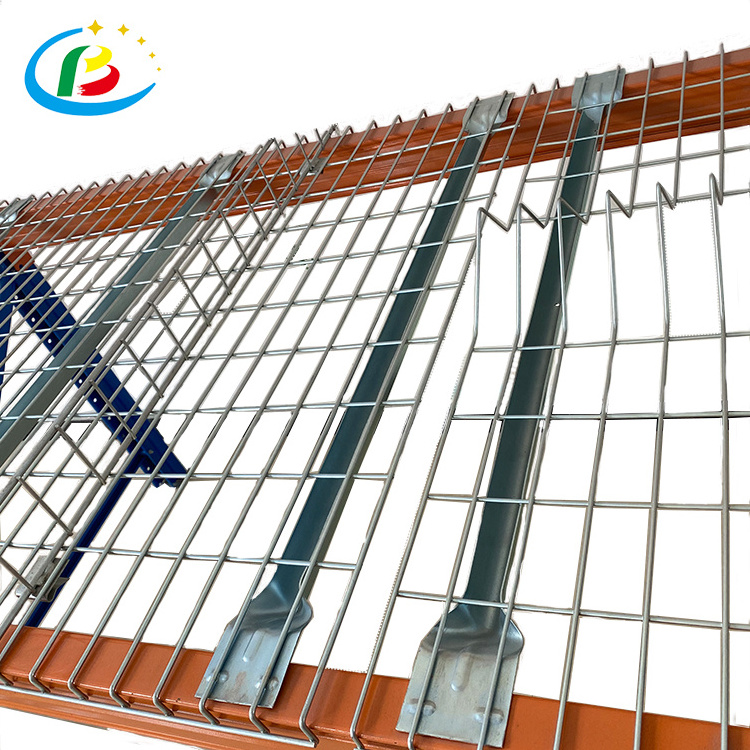 Global Industrial Used Pallet Rack 42x46 Steel Mesh Waterfall Racking Wire Shelf Decking for Sale Perforated Steel Rack Decking