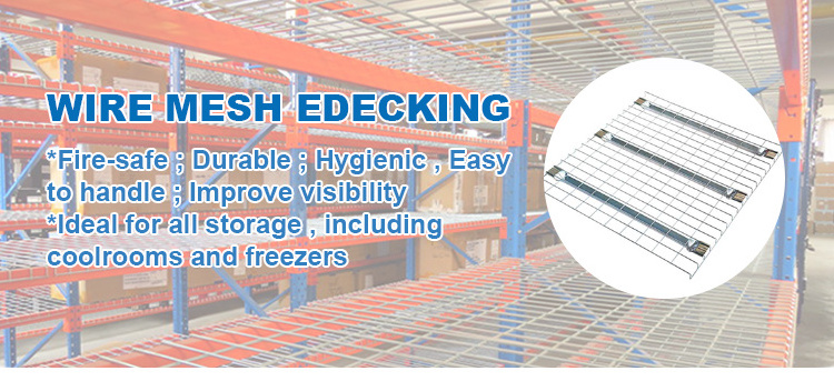 Industrial Storage Durable Steel Heavy Load Wire Decking for Pallet Racking Stacking Racks & Shelves