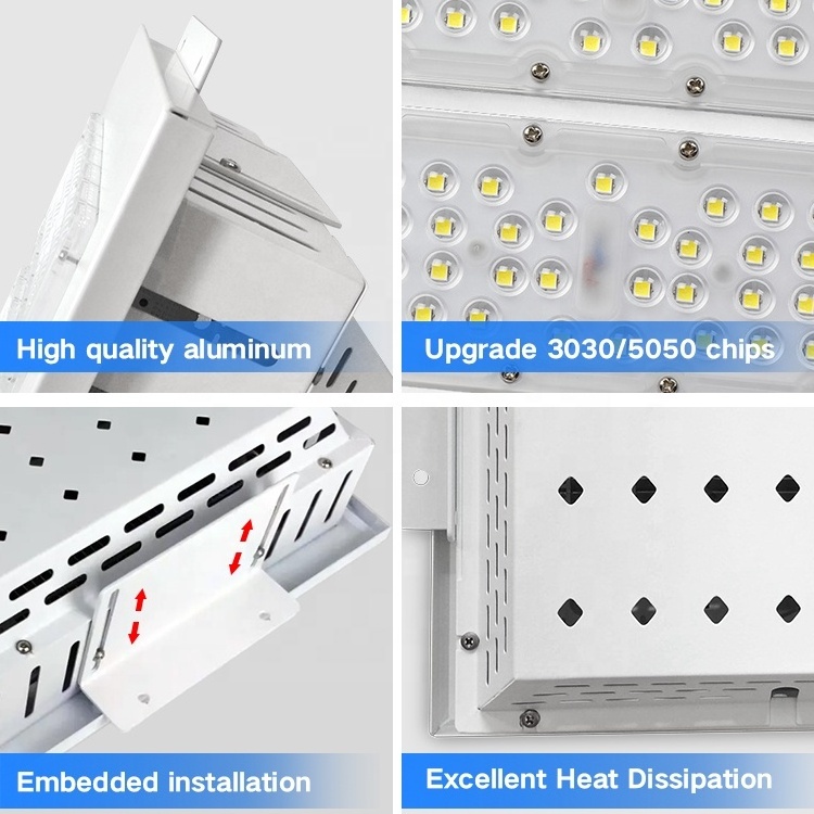 Waterproof Ip65 Led 100W 120W 150 W Square Canopy Super Bright Light Recessed Explosion-Proof Gas Station Led Flood Light