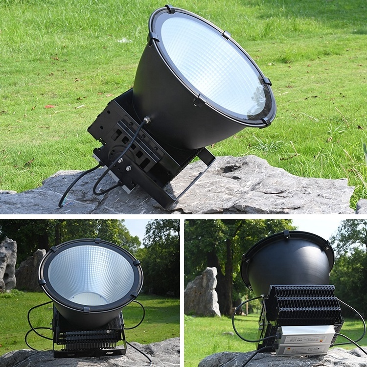 Super Bright 120Lm/W Die-Cast Aluminum 400W 500W Stadium Sport Led Flood Light For Warehouse High Bay Lighting 400W