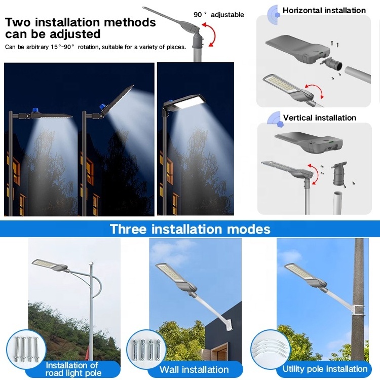 Die Casting Waterproof IP65 Aluminum 50W 100W 150W 200W Streetlight Outdoor Led Street Light