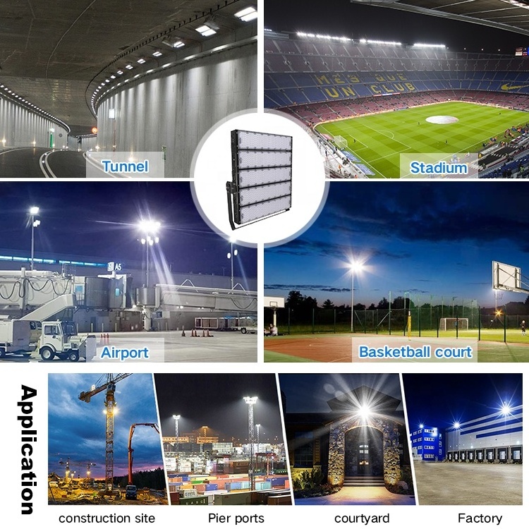 High Quality Aluminum IP65 Waterproof Outdoor Lamp Smd3030 500w 100w 200w 300w 400w Led Floodlight