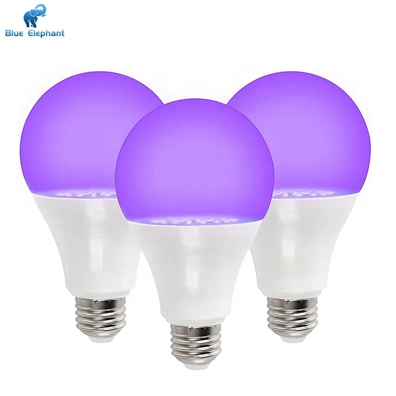 Uv Led Black Bulb 9W Non-Dimmable Fluorescence Lighting 395Nm Halloween Decor Lighting With High Quality