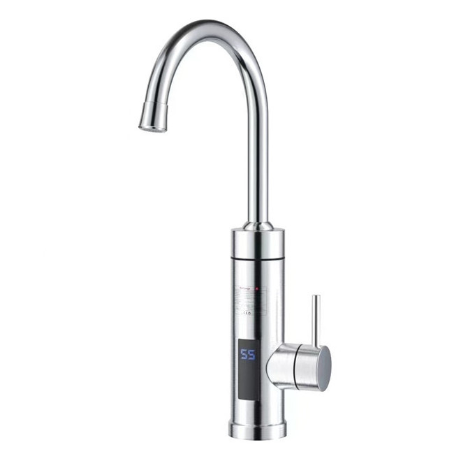 Cold and hot stainless steel automatic sensor kitchen bathroom electronic heating water tap faucet sensor faucet