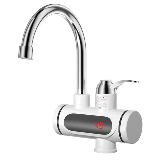 Cold and hot stainless steel automatic sensor kitchen bathroom electronic heating water tap faucet sensor faucet