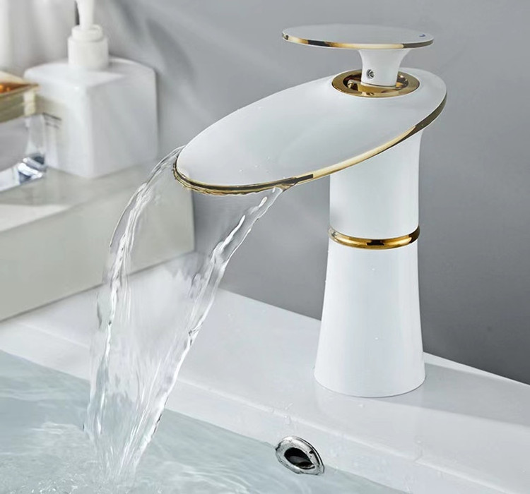 bathtub stainless steel waterfall faucet modern water saving tap water heating tap price brass sensor water tap for bathroom