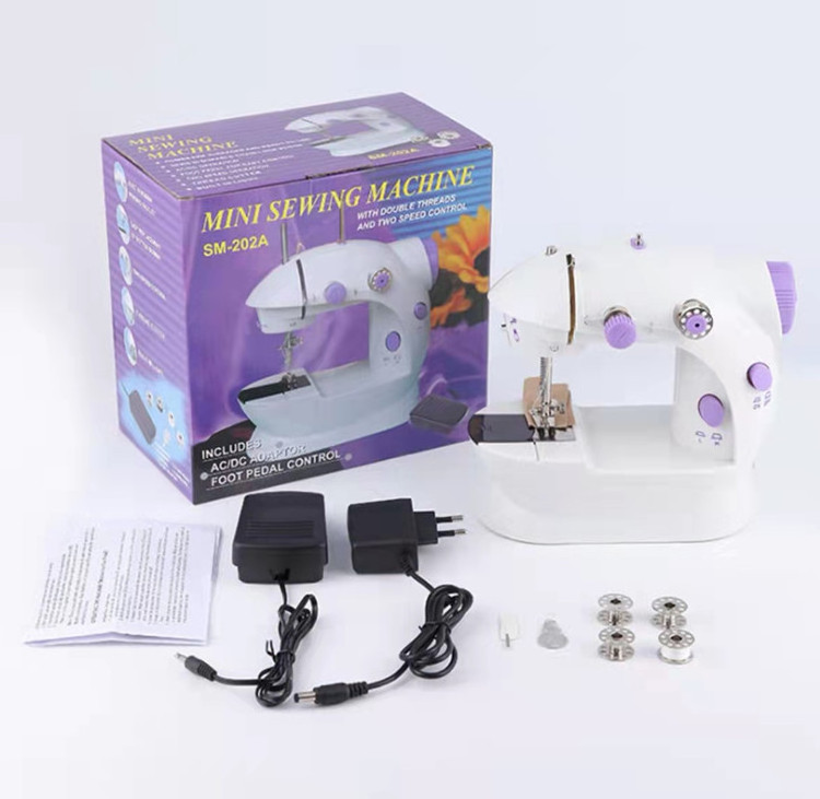 Woven Small Weaving Machine High Quality 202 Desktop multi-functional home electric mini sewing machine for stitching