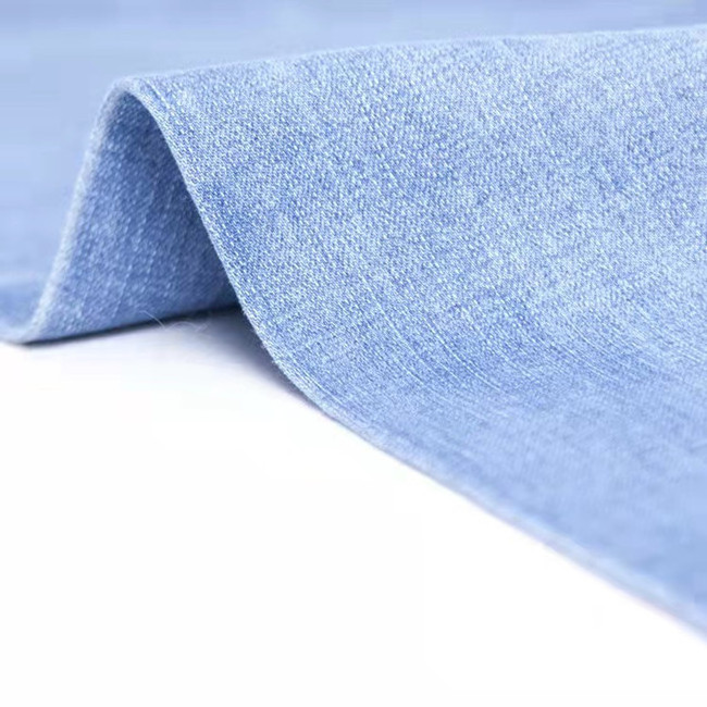 Factory low cost 12 slub high stretch fadeless denim fabric denim clothing fabric cloth for jeans