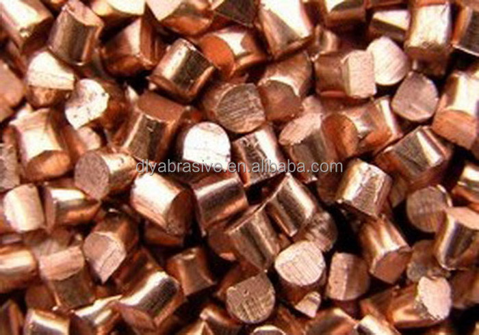 Sand blasting stainless steel copper cut wire shot