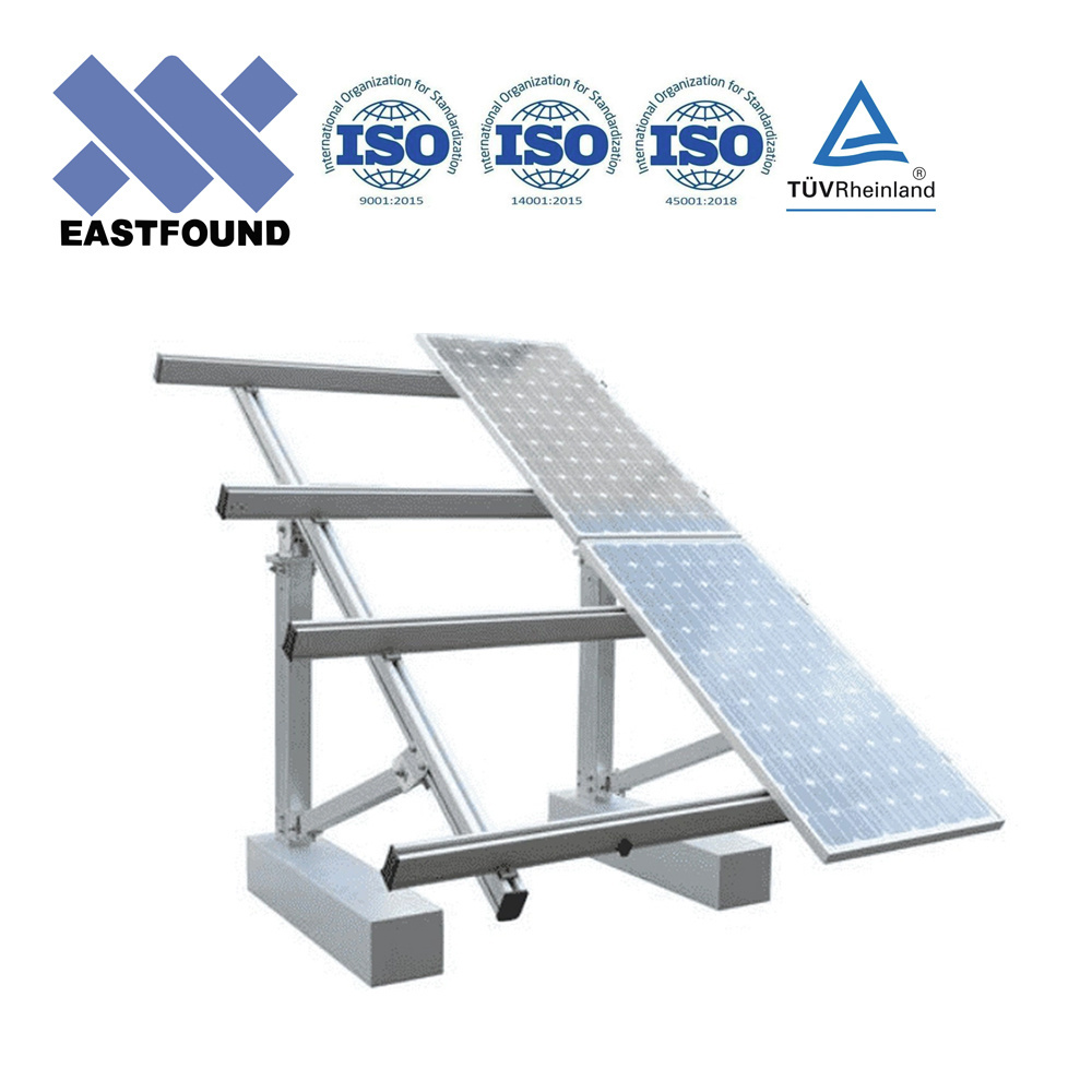 Chinese Factory Price High Efficient Pole Support Bracket End Clamp Solar Panel Stand