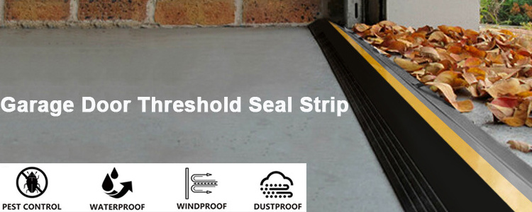 Waterproof Garage Door Threshold Weather Seal Strip Flood Barrier Door Floor Bottom Rubber Seal