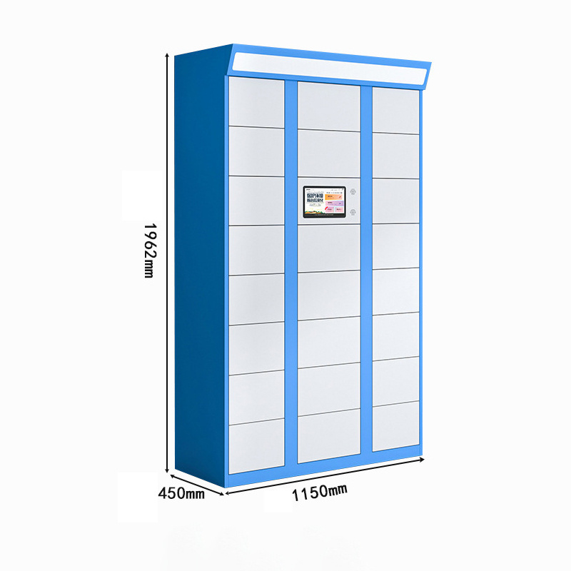 Outdoor courier locker cabinet Self Storage Mail & Parcel Organiser locker