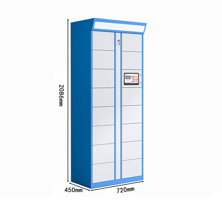 Outdoor courier locker cabinet Self Storage Mail & Parcel Organiser locker