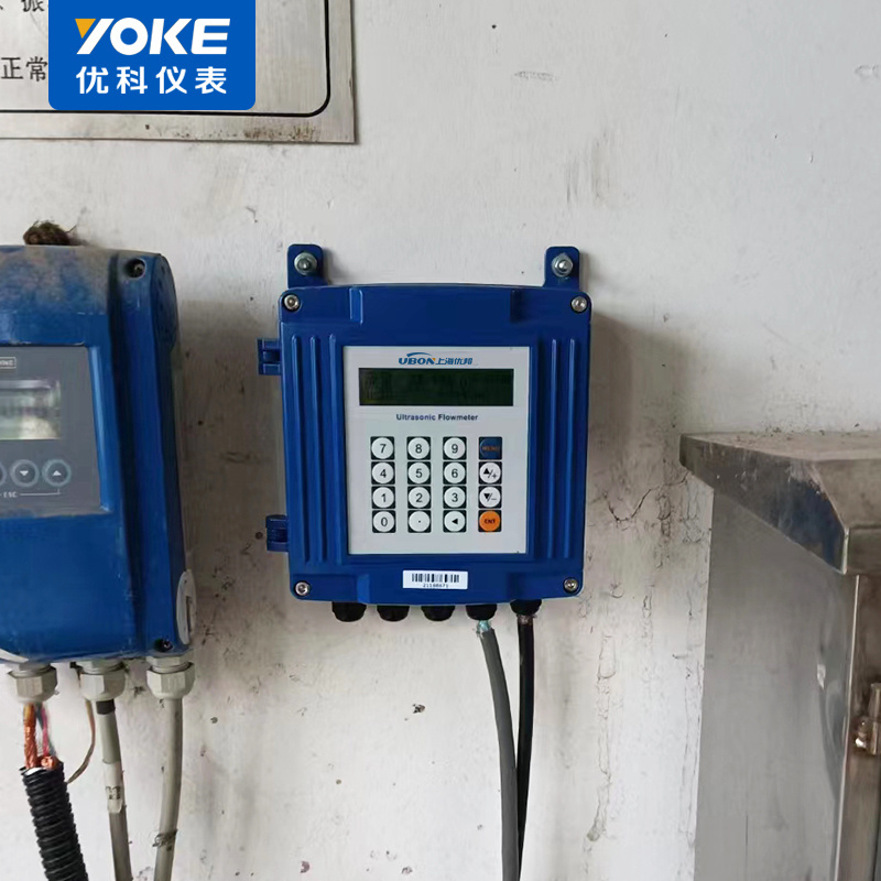 panel mounted acrylic water flowmeter modular ultrasonic flow meter