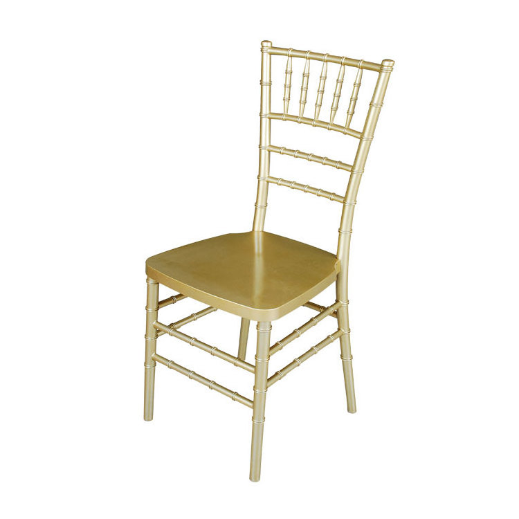 Wholesale Hotel Banquet Wedding Chiavari Stackable Gold Tiffany Chair For Event and rental