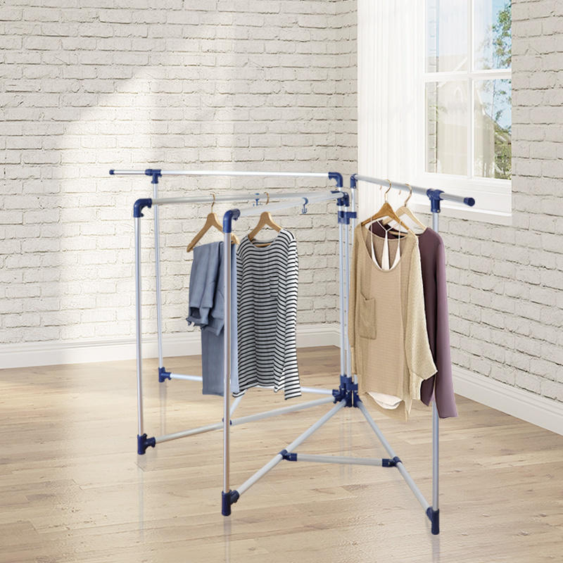 Multifunctional laundry garment rack clothes drying rack laundry room clothes hanger rack