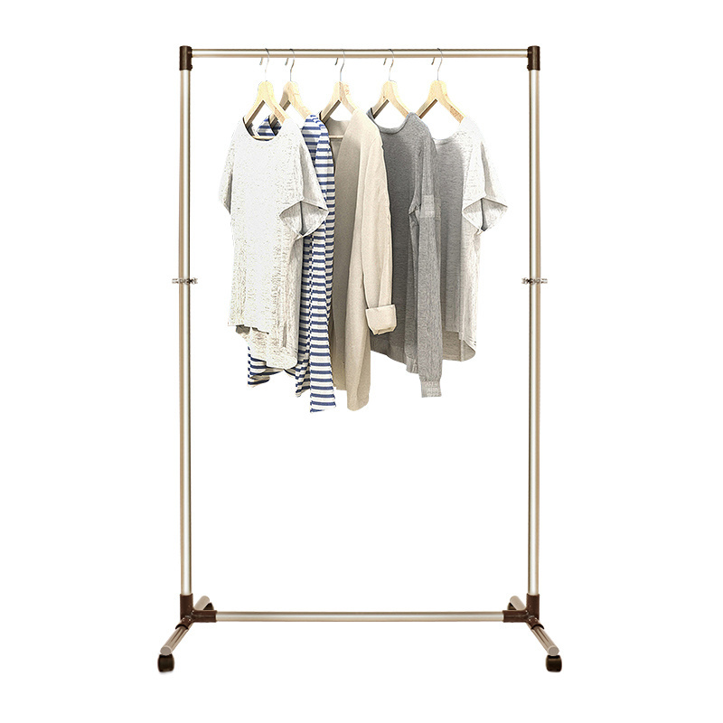 Gold Boutique Cloth Dryer Clothing Racks Metal Clothes Rail Display Hanger Rack For Ladies Garment Store