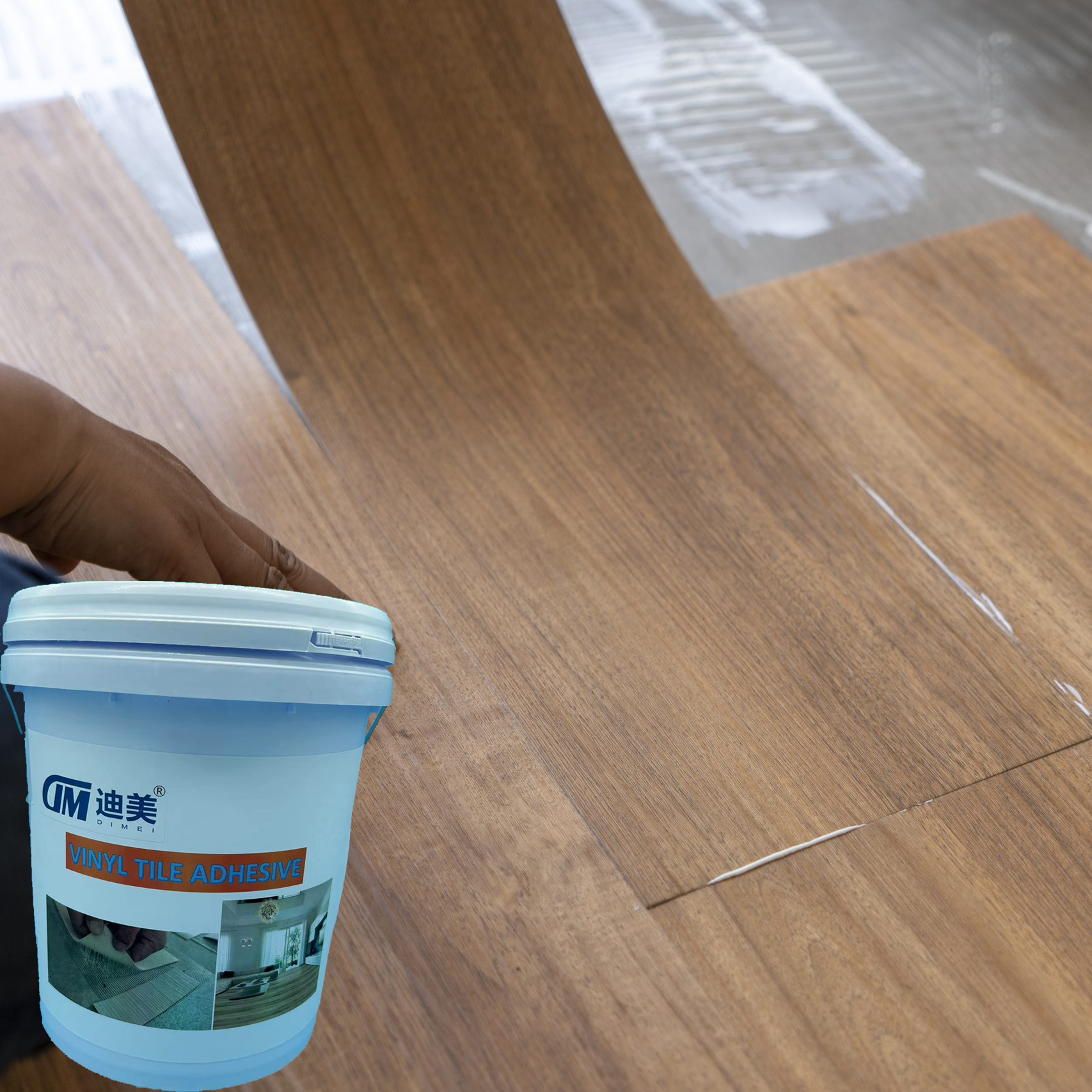 Water based vinyl PVC flooring adhesive glue for vinyl PVC floor