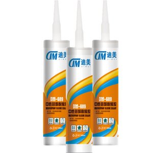 100% RTV Silicone Sealant Caulk/Weatherproof food grade silicone sealant white